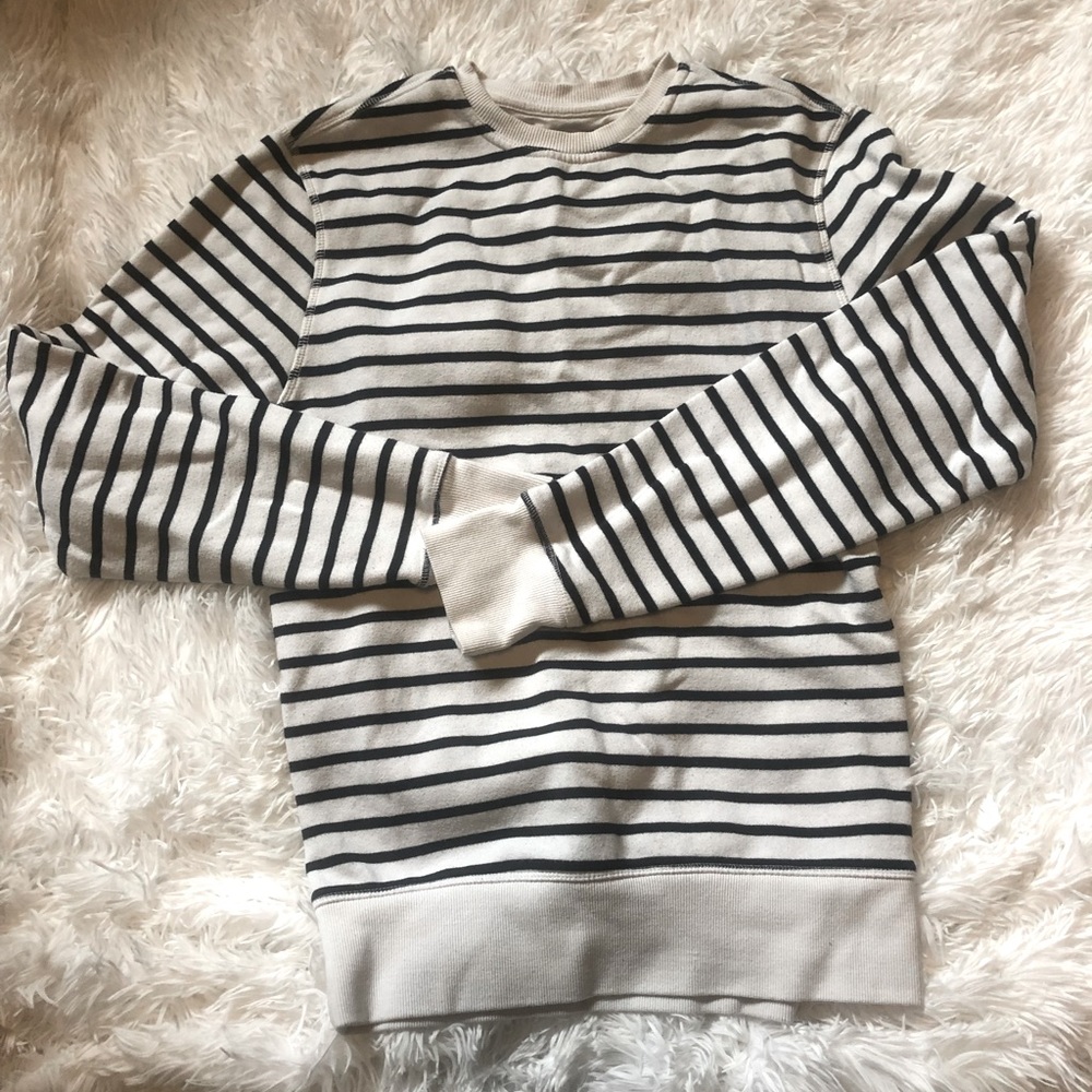 Men’s Striped Crewneck Sweatshirt